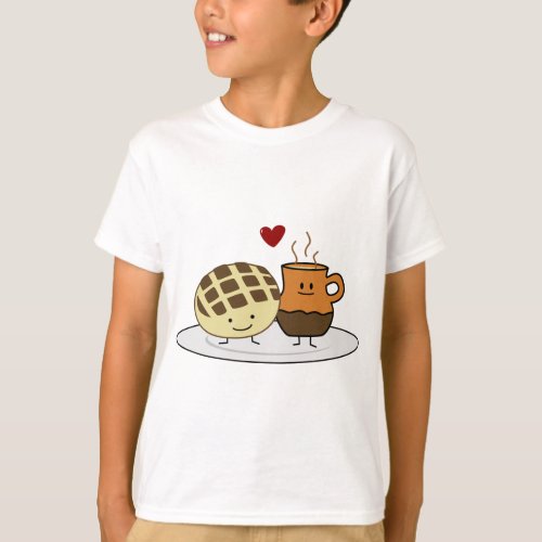 Sweet Bread Hot Chocolate Pan dulce Mexican concha T_Shirt