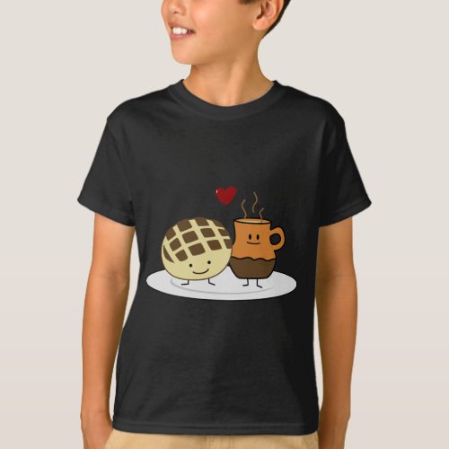 Sweet Bread Hot Chocolate Pan dulce Mexican concha T_Shirt