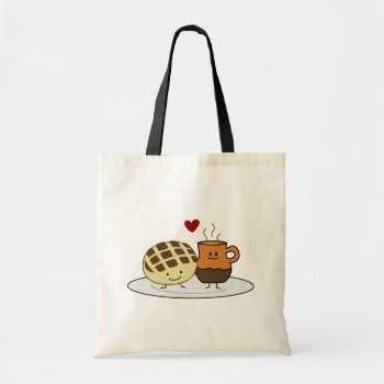 Sweet Bread Hot Chocolate Pan Dulce Mexican Concha Tote Bag by kitteh03 at Zazzle