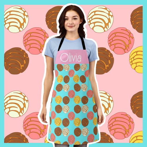 Sweet Bread Mexican Pan Conchas Apron