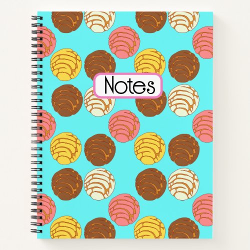 Sweet Bread Mexican Pan Dulce Conchas Notebook