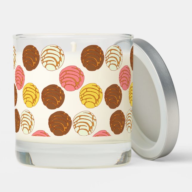Sweet Bread  Mexican Pan Dulce Conchas Scented Candle (Lid)
