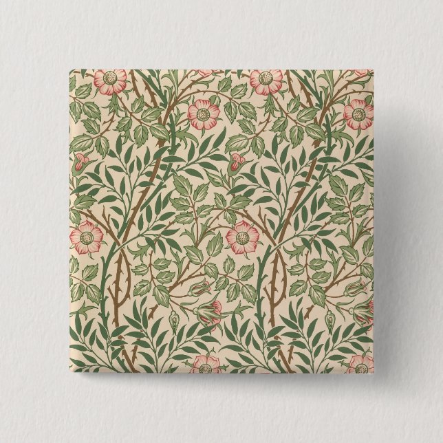 'Sweet Briar' design for wallpaper, printed by Joh Button (Front)