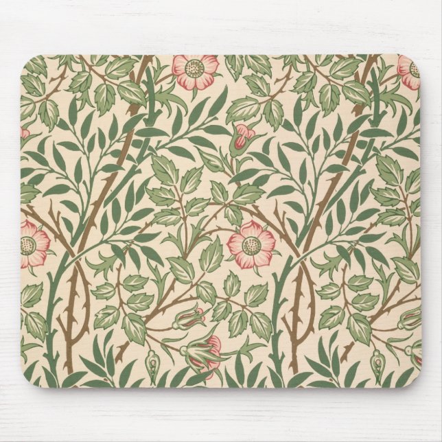 'Sweet Briar' design for wallpaper, printed by Joh Mouse Pad (Front)