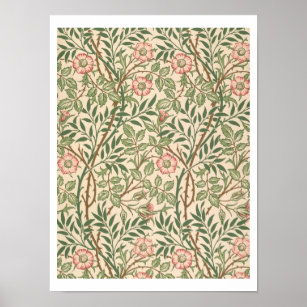 'Sweet Briar' design for wallpaper, printed by Joh Poster