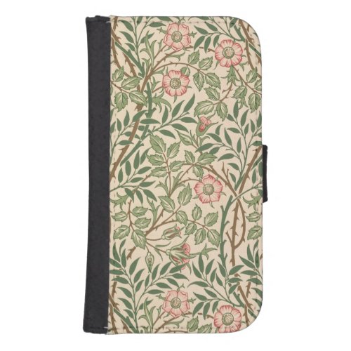 Sweet Briar design for wallpaper printed by Joh Wallet Phone Case For Samsung Galaxy S4