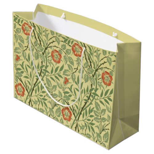 Sweet Briar Pattern by William Morris Large Gift Bag