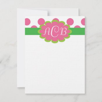 Sweet Briar Personalized Thank You Note Invitation by jgh96sbc at Zazzle