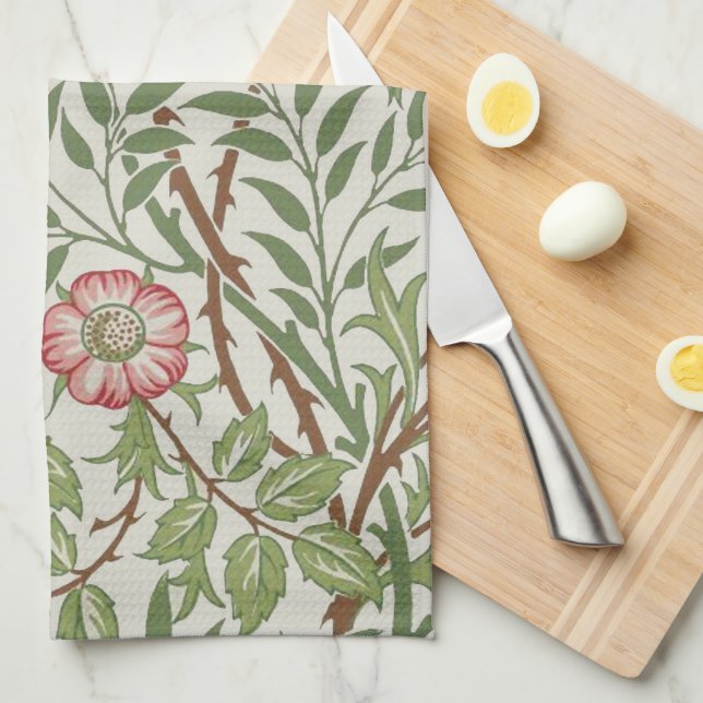 Sweet Briar Rose Vines Morris Co Towel (Quarter Fold)