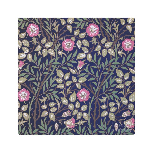 Sweet Briar, William Morris Metal Print (Front)