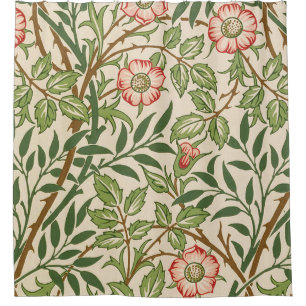 Sweet Briar William Morris Shower Curtain