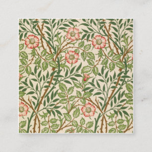 Sweet Briar William Morris Square Business Card
