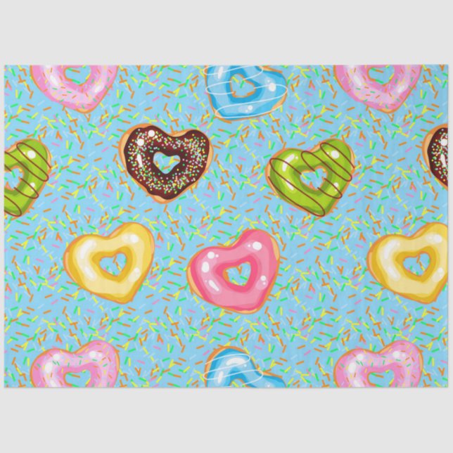 Sweet & Bright Donuts Donuts Series Design 6 Tissue Paper (Front)
