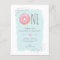 Sweet Bright Pink Donut with Sprinkle 1st Birthday