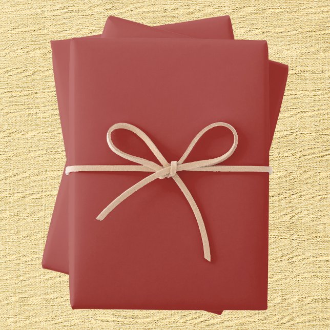 Sweet Brown Solid Color Wrapping Paper Sheets (Creator Uploaded)