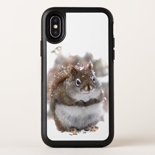 Sweet Brown Squirrel OtterBox iPhone X Case