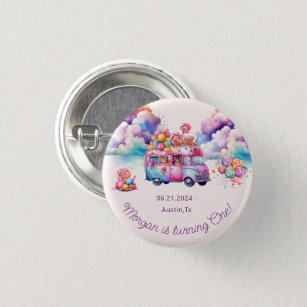 Sweet Budget CandyLane Kid's Birthday  Button
