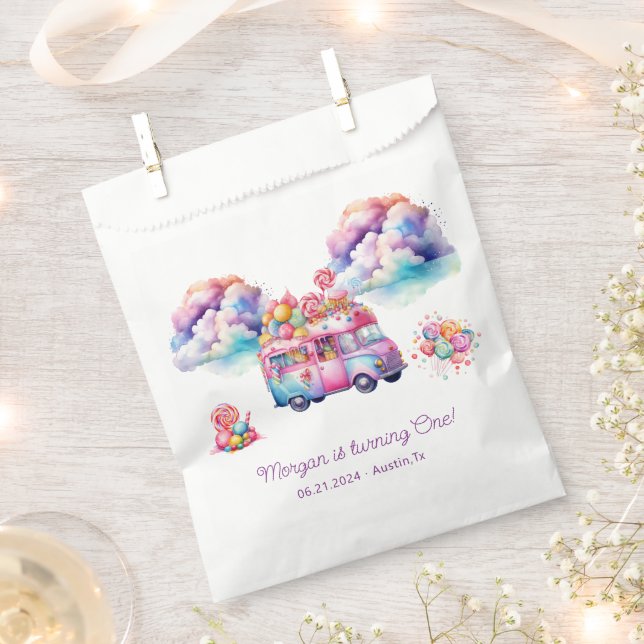 Sweet Budget CandyLane Kid's Birthday  Favor Bag (Clipped)