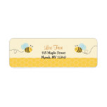 Sweet Bumble Bee Address Labels at Zazzle