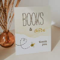 Sweet Bumble Bee Baby Shower Books and Gifts