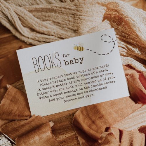 Sweet Bumble Bee Baby Shower Books For Baby