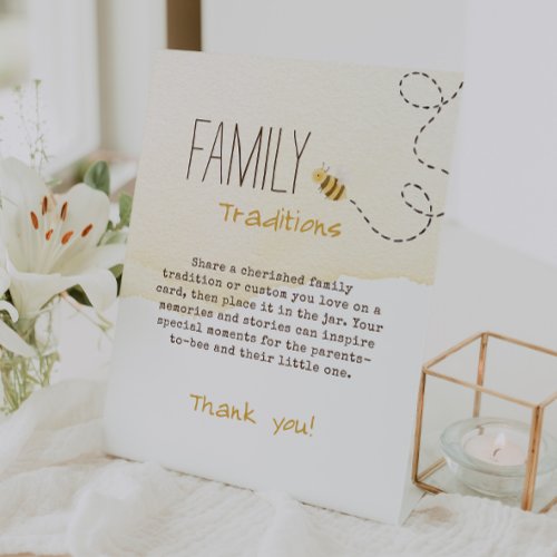 Sweet Bumble Bee Baby Shower Family Traditions
