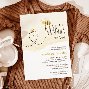 Sweet Bumblebee Mama To Bee Baby Shower Invitation
