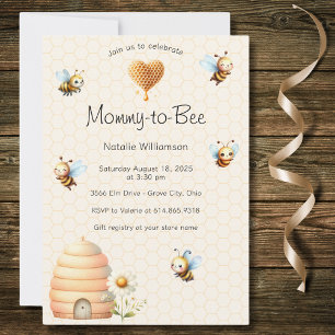 Sweet Bumblebees Baby Shower Invitation