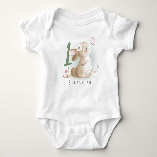 Sweet Bunny Baby Bodysuit (Front)