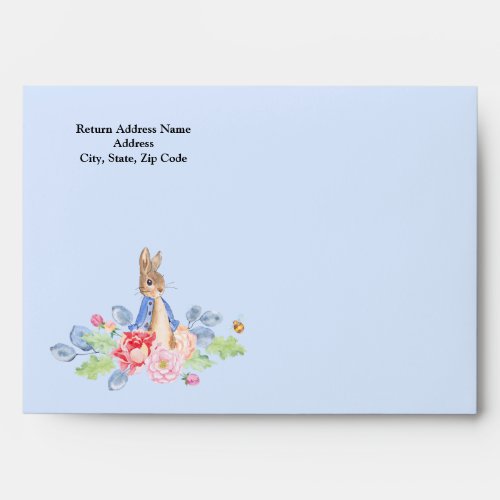 Sweet Bunny Baby Shower  Envelope