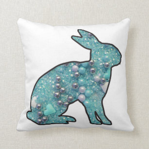 Sweet Bunny double-sided Throw Pillow