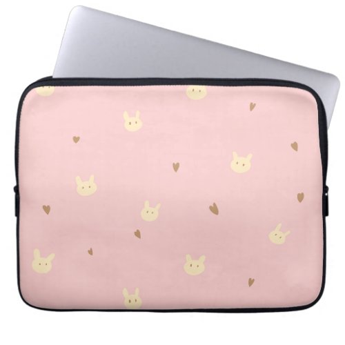 Sweet Bunny & Hearts Seamless Pattern – Cute Pink 
