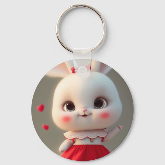 Sweet bunny keychain (Front)