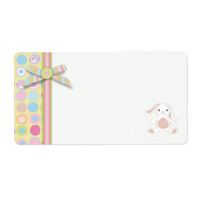 Sweet Bunny Name Tag (Front)
