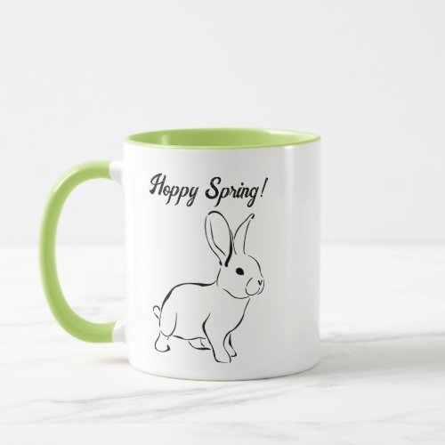 Sweet Bunny Rabbit Cute Nature Cartoon Art Mug