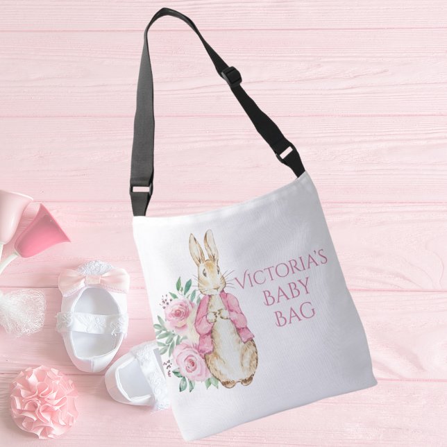 Sweet Bunny Rabbit Pink Baby Crossbody Bag (Creator Uploaded)