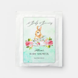 Sweet Bunny Tea Baby Shower Tea Bag Drink Mix
