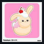 Sweet Buns Wall Sticker<br><div class="desc">This bunny is such a sweetie!</div>