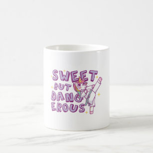 Sweet but dangerous Karate Unicorn Coffee Mug