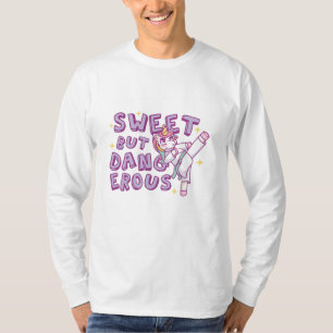 Sweet but dangerous Karate Unicorn T-Shirt