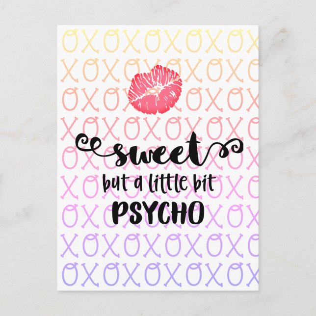 Sweet but... postcard (Front)