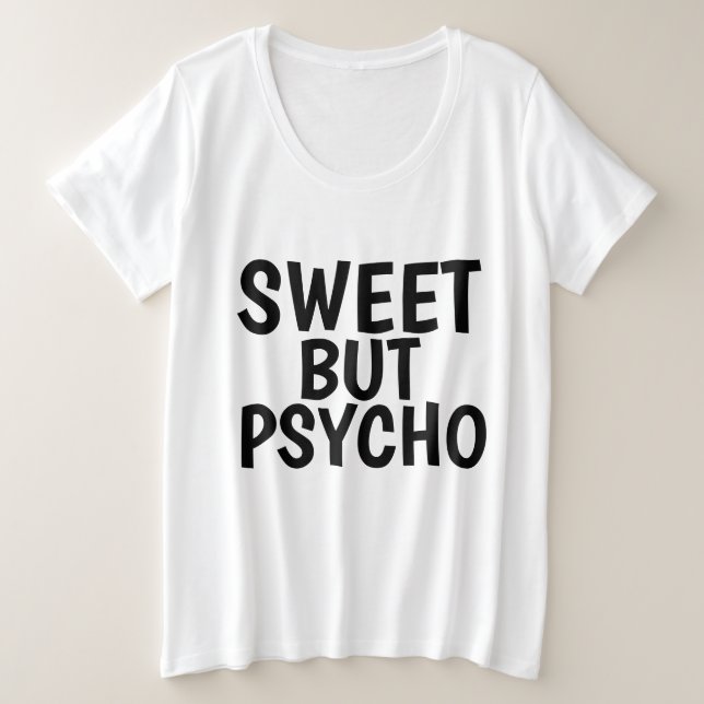 SWEET BUT PSYCHO Ladies T-Shirts (Design Front)
