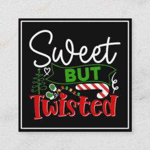 Sweet But Twisted-64601 Square Business Card
