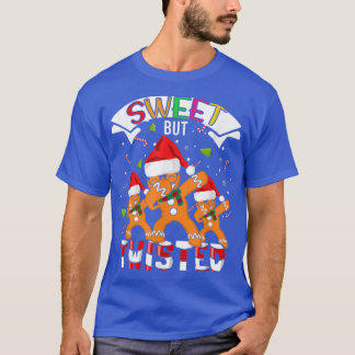 Sweet But Twisted Candy Cane Funny Dabbing Gingerb T-Shirt