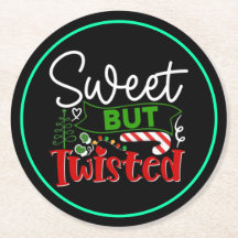 Sweet But Twisted Funny Christmas Candy Cane