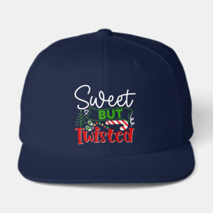 Sweet But Twisted Funny Christmas Candy Cane Visor