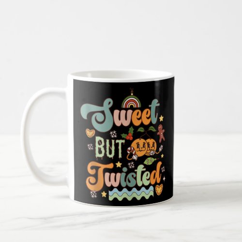 Sweet But Twisted Funny Christmas Candy Cane Xmas  Coffee Mug