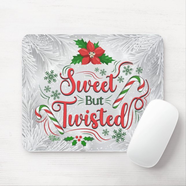 Sweet But Twisted Mouse Pad (With Mouse)