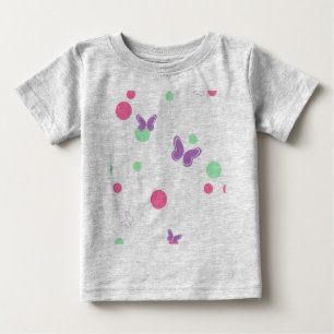 sweet butterflies and polka dots baby T-Shirt