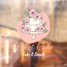 Sweet Cake Bakery Cake & Dessert Logo